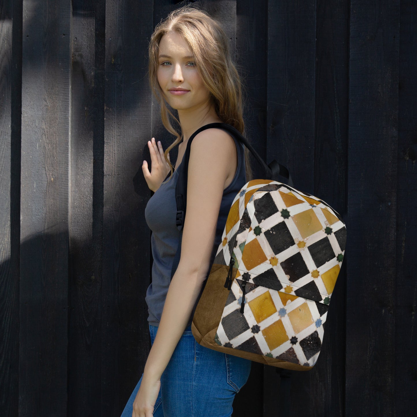 Patterned Backpack