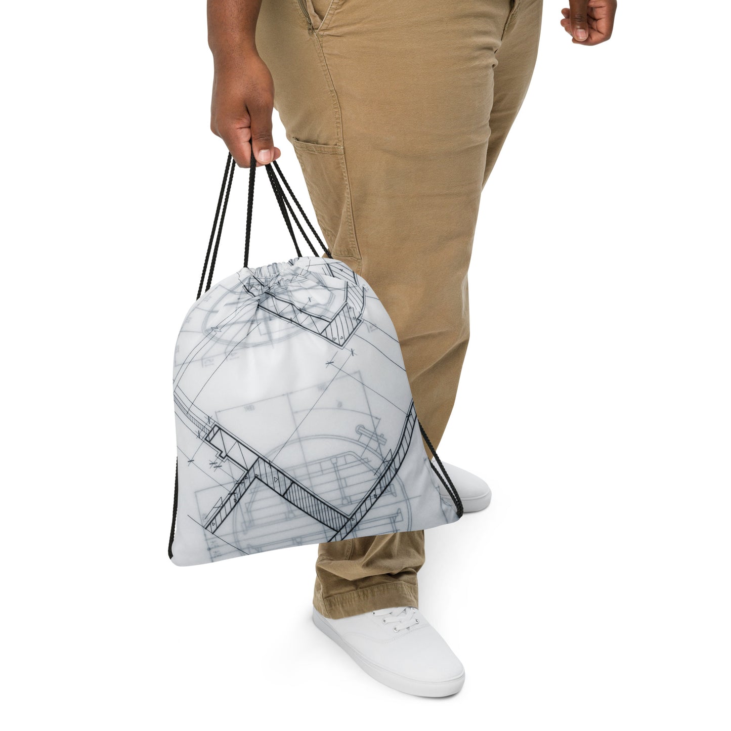 Architecture Drawstring Bag