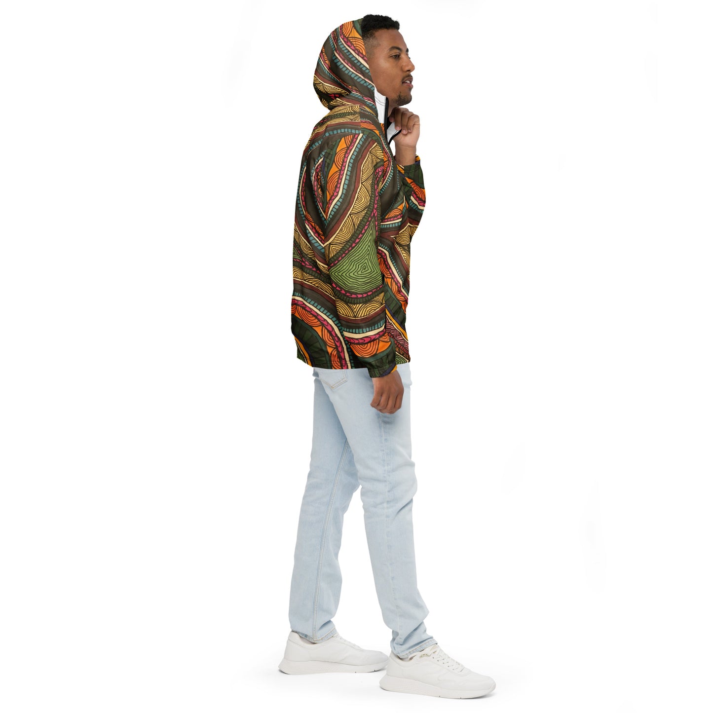 Trippy All Over Print Windbreaker