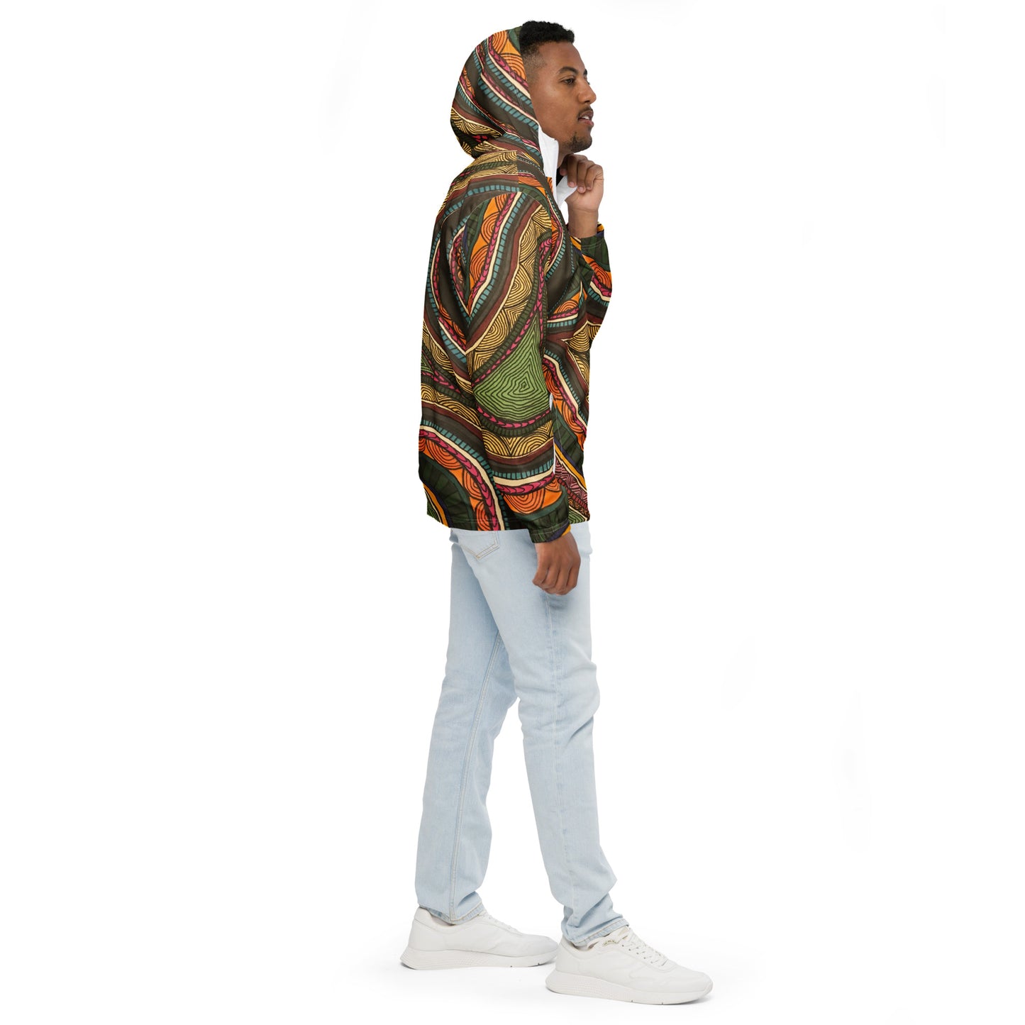 Trippy All Over Print Windbreaker