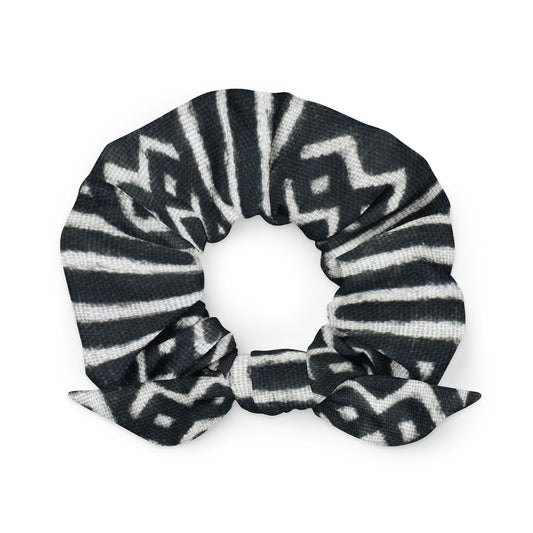 Recycled Tribal Art Scrunchie