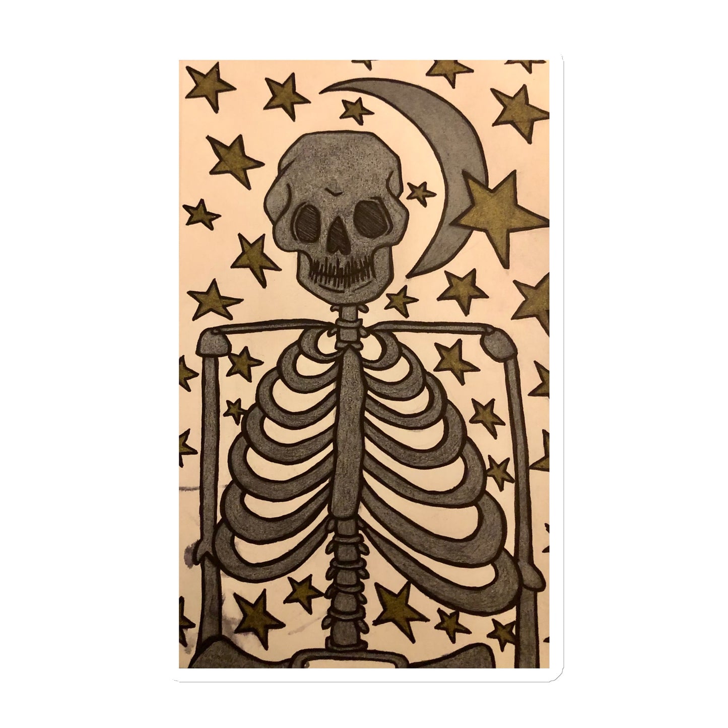 Skeleton Man Magnet