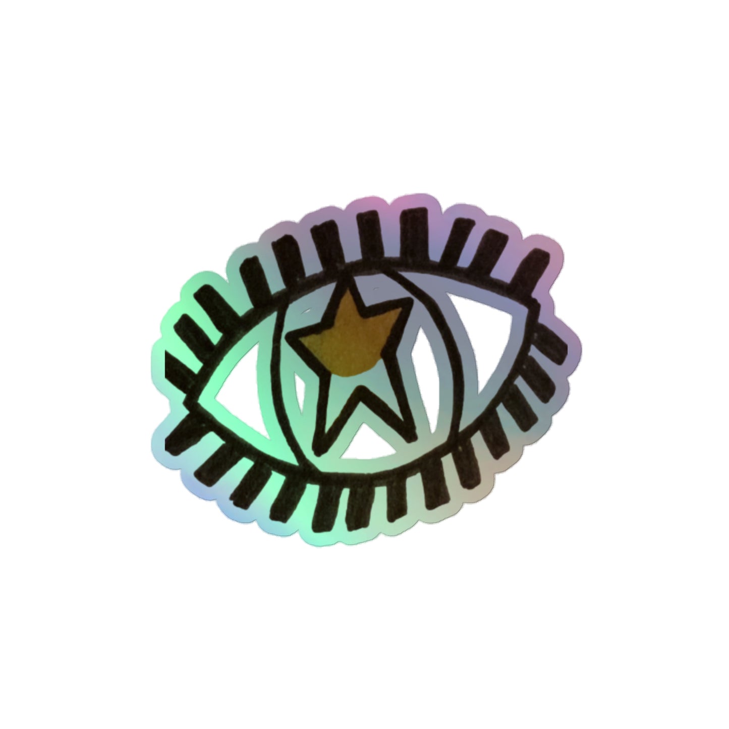 Starry Eye Holographic Sticker