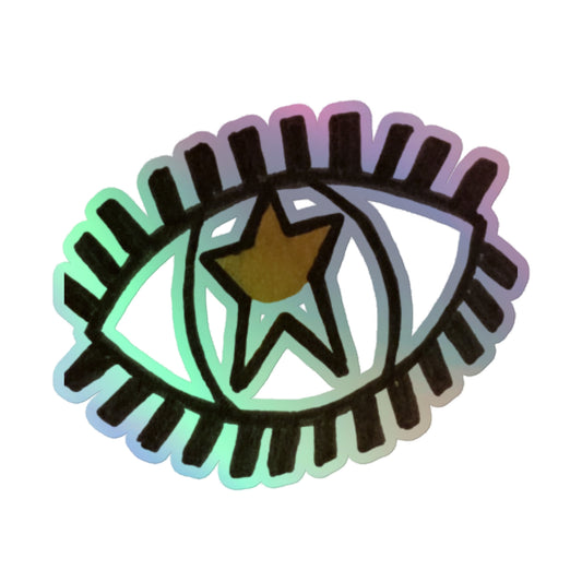 Starry Eye Holographic Sticker