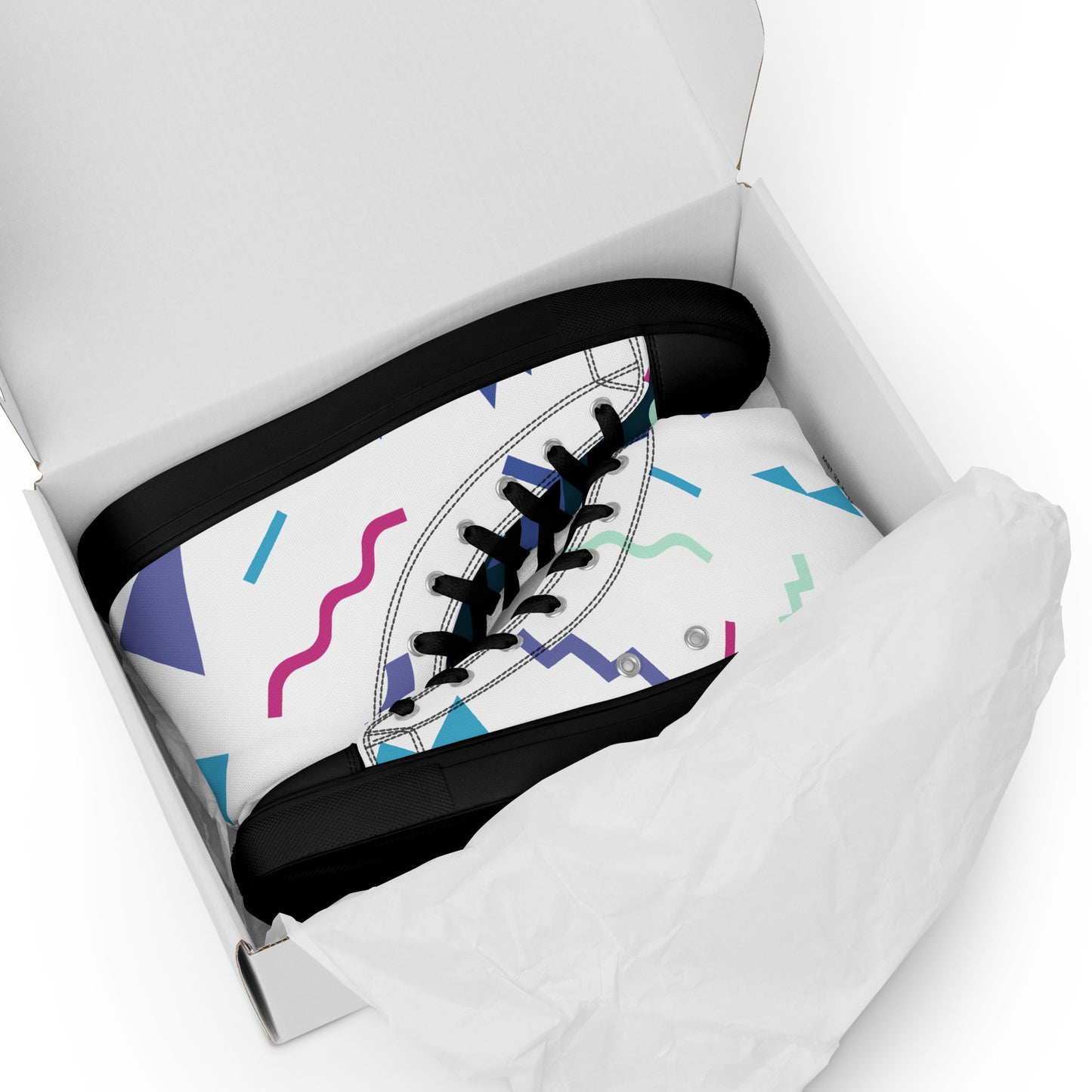 Men’s Triangle Squiggle High-Top Shoes