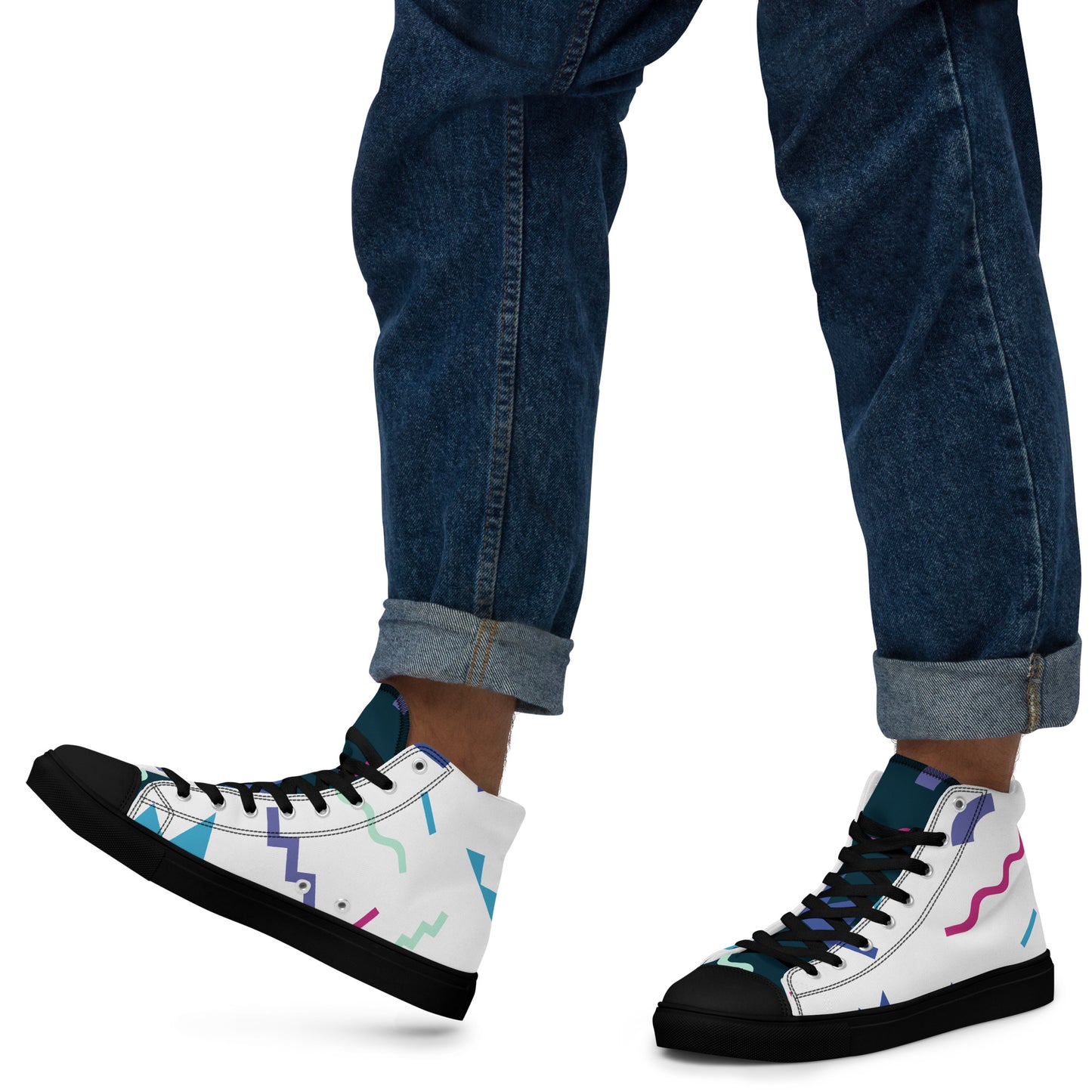 Men’s Triangle Squiggle High-Top Shoes