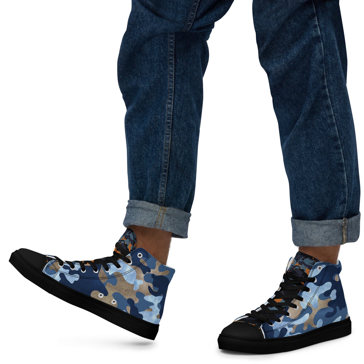 Men’s Camo High-Top Shoes