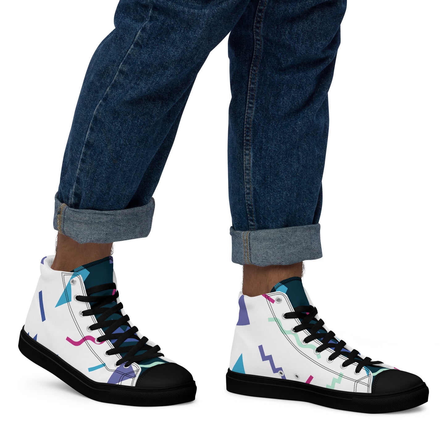 Men’s Triangle Squiggle High-Top Shoes