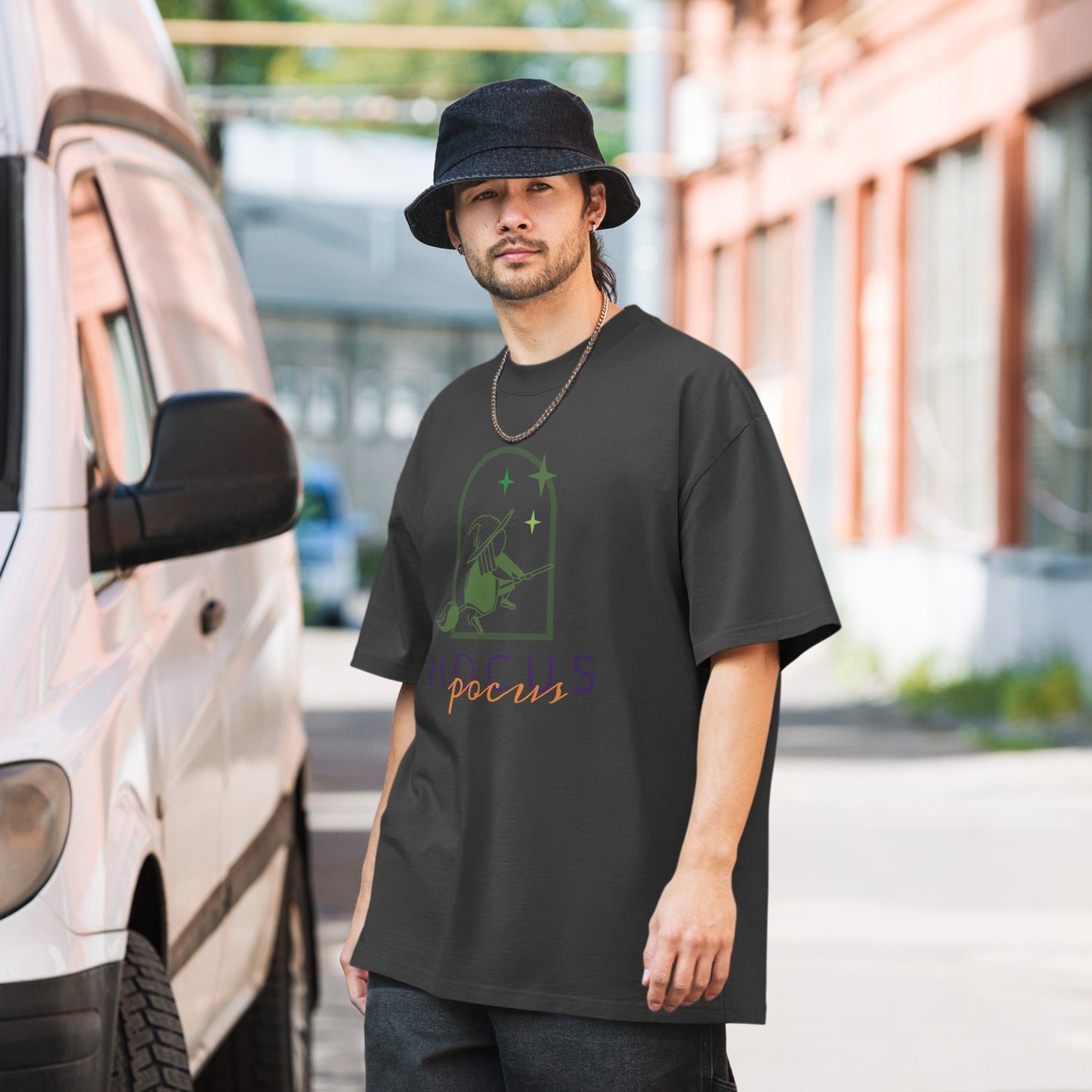 Oversized Hocus Pocus Faded T-shirt