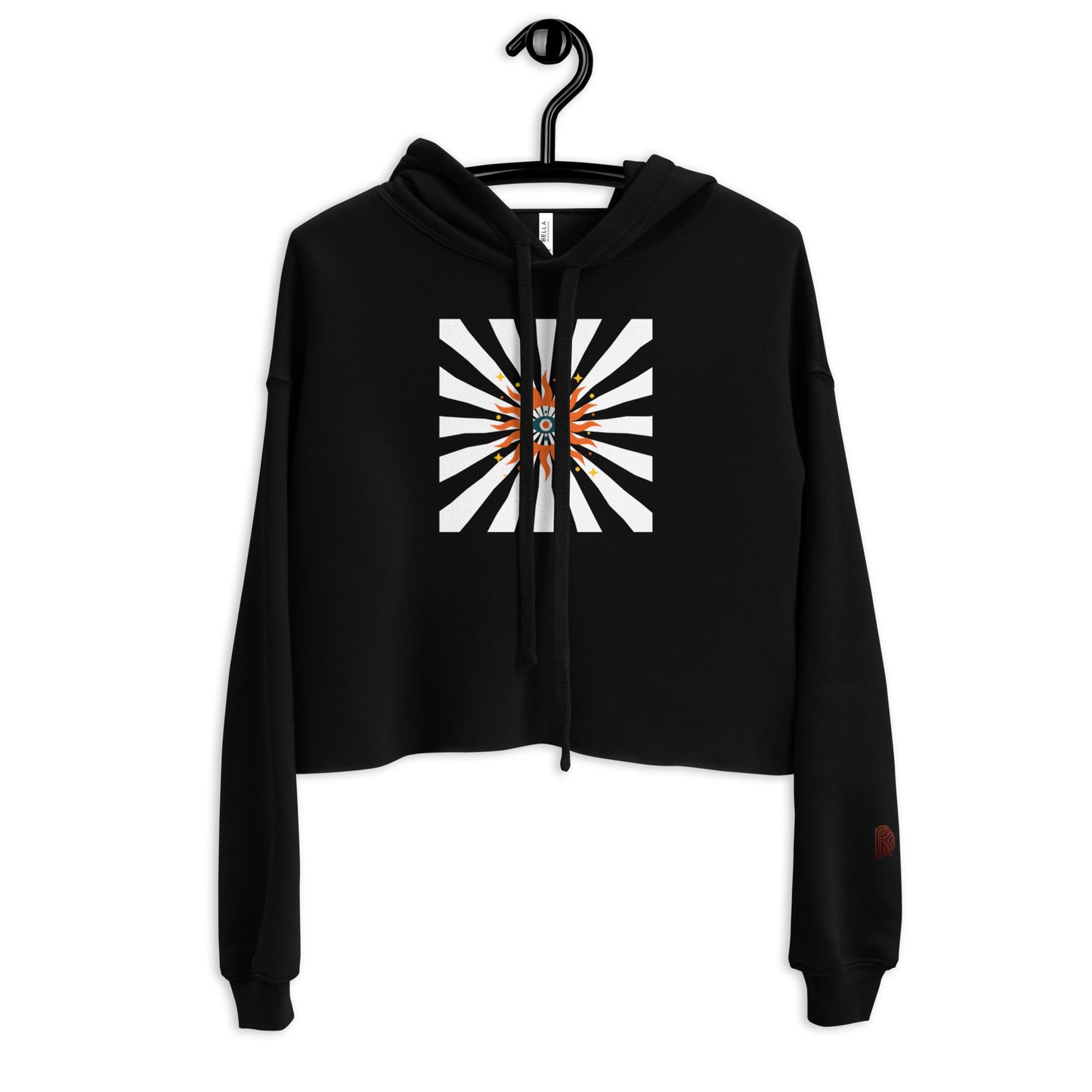 Illusion Cropped Hoodie