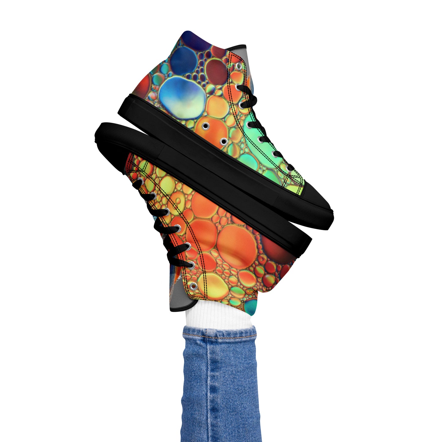 Women’s Colorful High Top Canvas Shoes