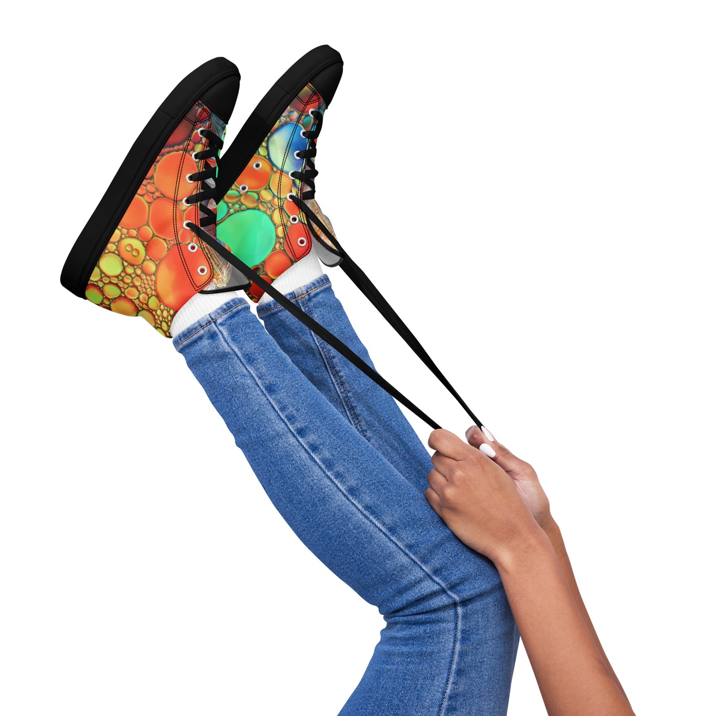 Women’s Colorful High Top Canvas Shoes