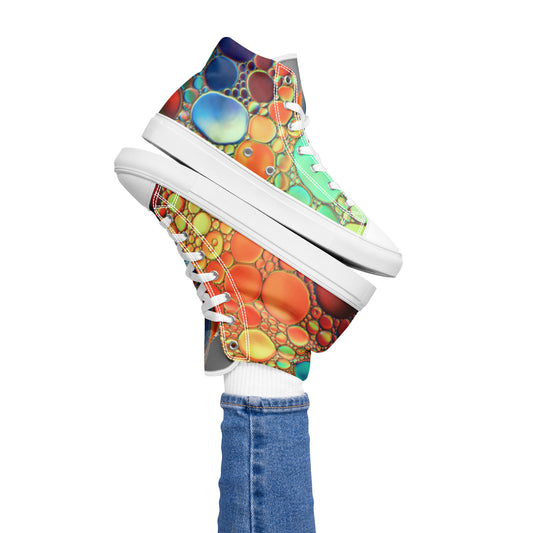 Women’s Colorful High Top Canvas Shoes