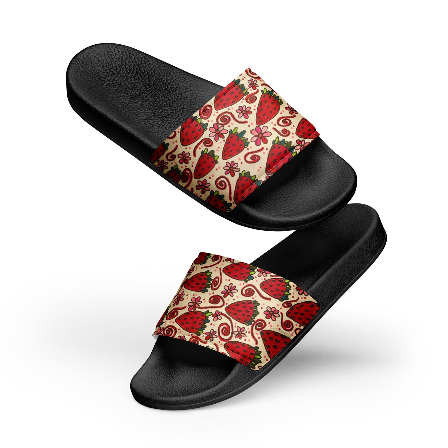 Women's Strawberries Slides