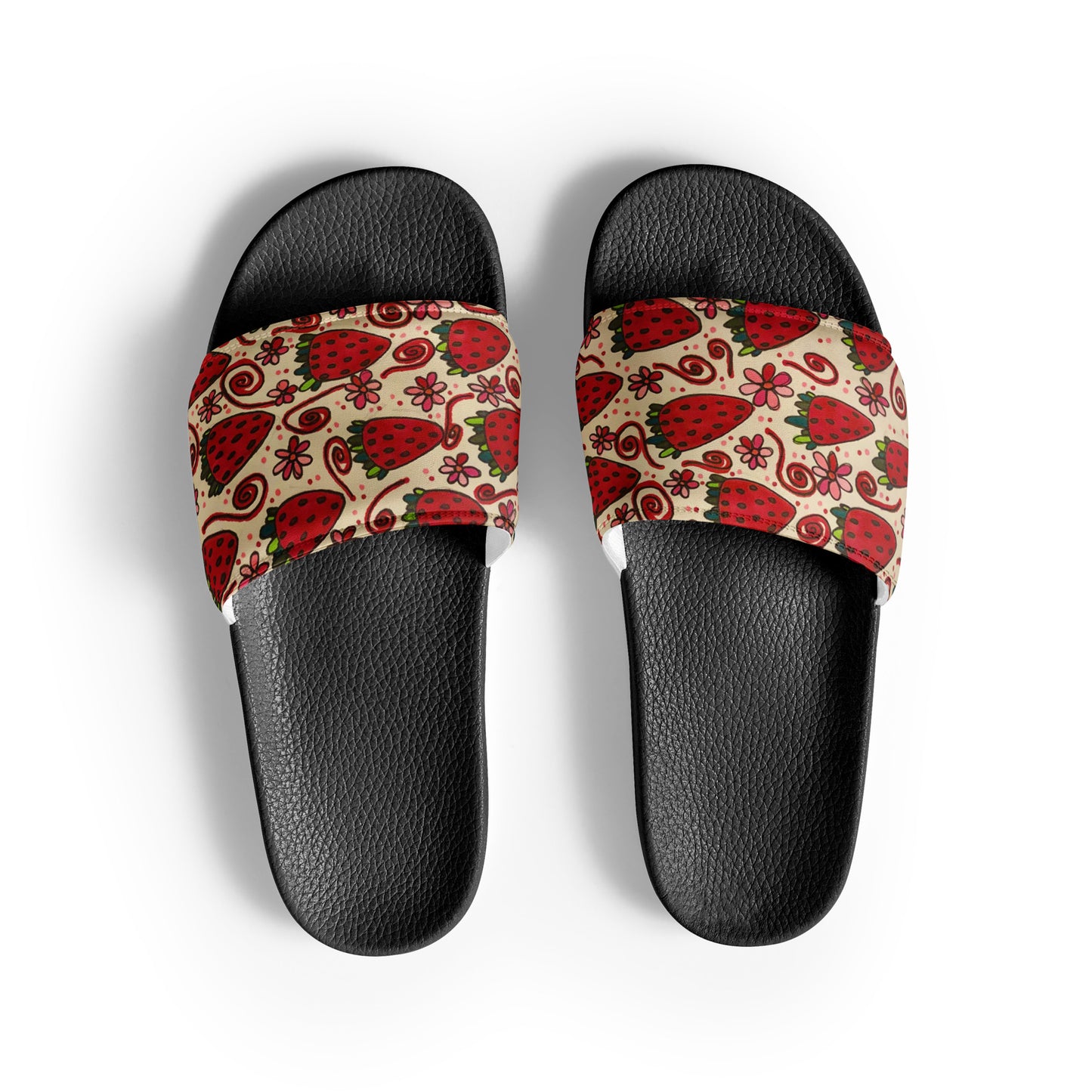 Women's Strawberries Slides