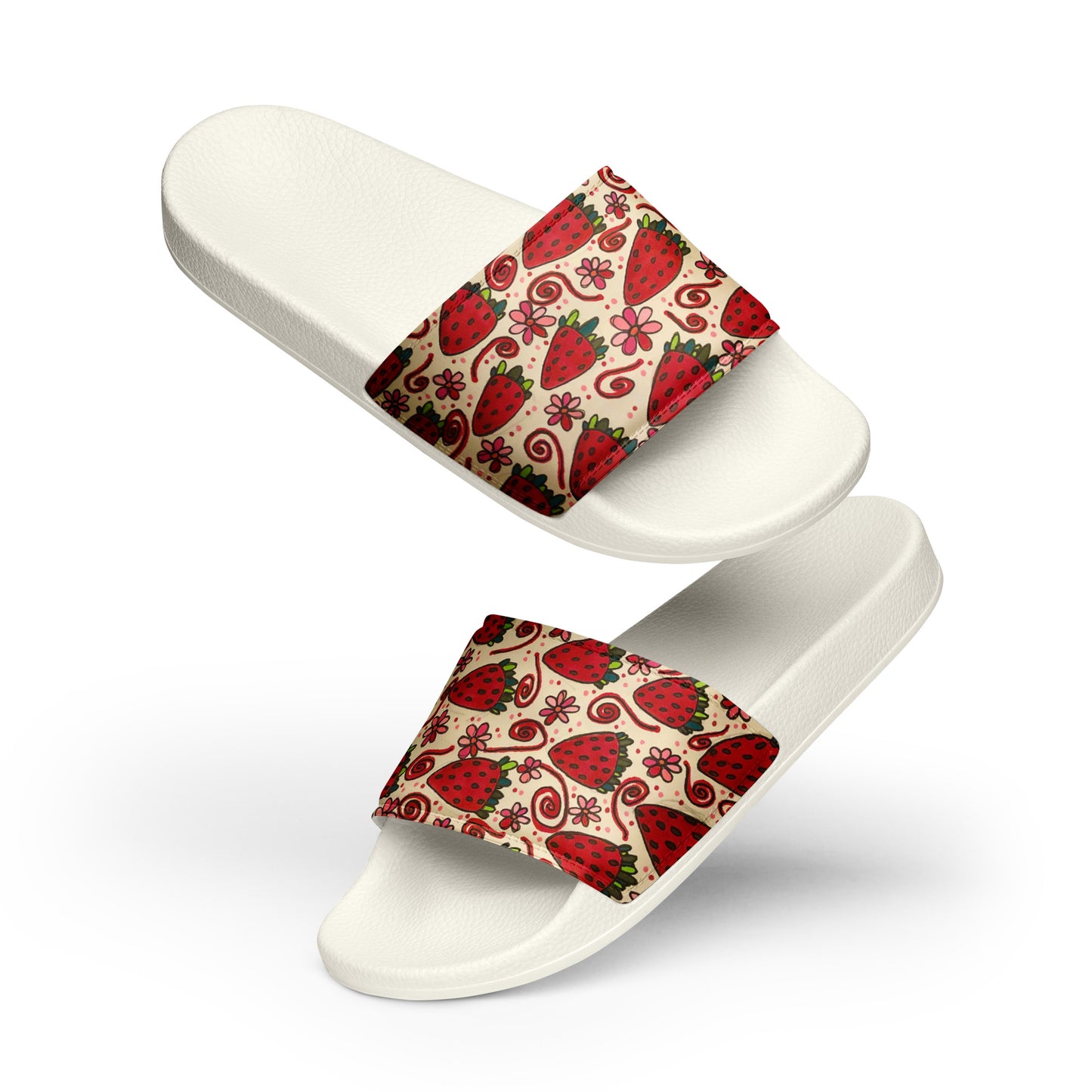 Women's Strawberries Slides